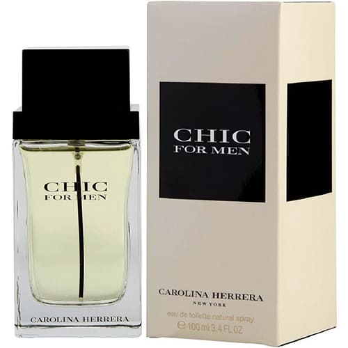 Perfume Carolina Herrera Chic Eau de Toilette 100ml Hombre - Perfumes Bogotá