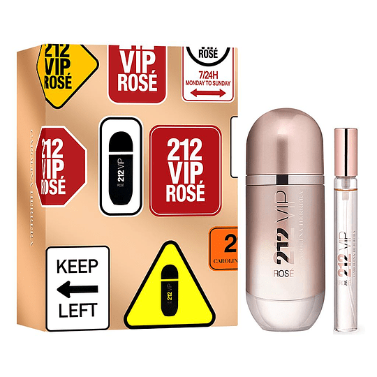 Perfume Estuche CH 212 Vip Rose - 80Ml - Mujer - Eau De Parfum - Perfumes Bogotá