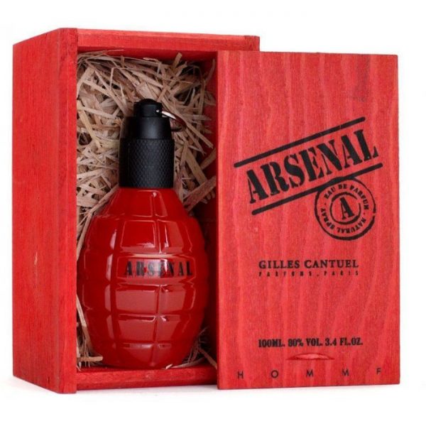 Perfume Gilles Cantuel Arsenal Rojo Eau de Toilette 100ml Hombre - Perfumes Bogotá