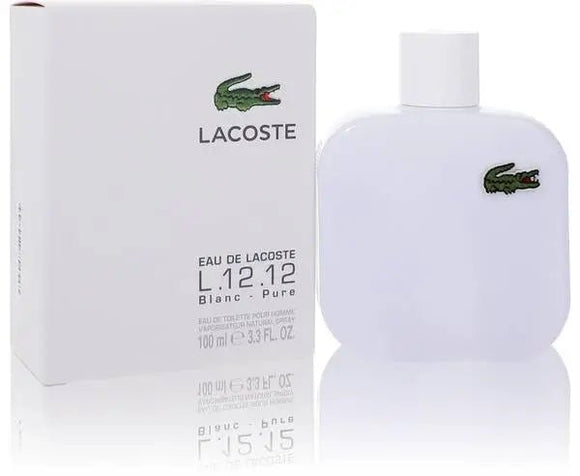 Perfume L12 Blanc Pure Lacoste - Eau De Toilette - 100ml - Hombre - Perfumes Bogotá
