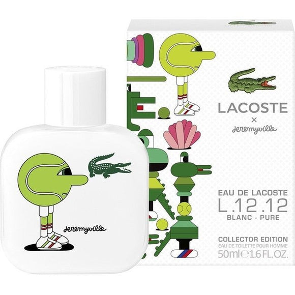 Perfume Lacoste L12 Blanc Collector Edition Jeremy Ville - Eau De Toilette - 100ml - Hombre - Perfumes Bogotá