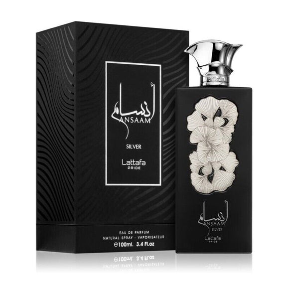 Perfume Lattafa Ansaam Silver - Eau De Parfum - 100ml - Unisex - Perfumes Bogotá