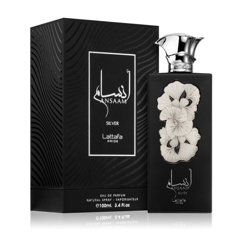 Perfume Lattafa Ansaam Silver Eau de Parfum 100ml Unisex - Perfumes Bogotá