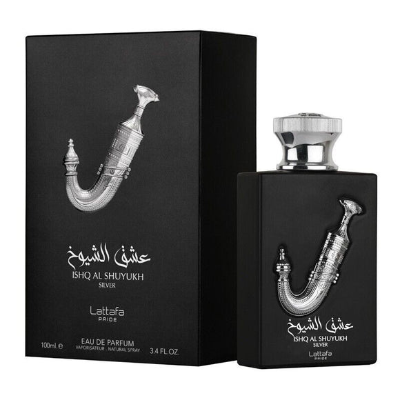 Perfume Lattafa Ishq Al Shuyukh Silver - Eau De Parfum - 100ml - Hombre - Perfumes Bogotá