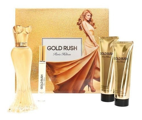 Perfume Paris Hilton Kit Gold Rush Eau de Parfum 100ml Mujer - Perfumes Bogotá