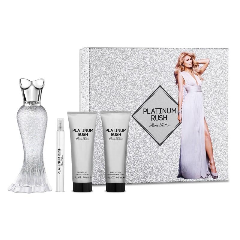 Perfume Paris Hilton Kit Platinum Rush Eau de Parfum 100ml Mujer - Perfumes Bogotá