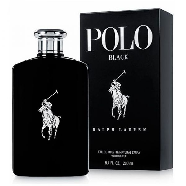 Perfume Ralph Lauren Polo Black Eau de Toilette 200ml Hombre - Perfumes Bogotá