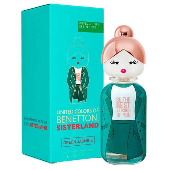 Perfume Sisterland Green Jasmine Benetton - 80ml - Mujer - Eau De Toilette - Perfumes Bogotá