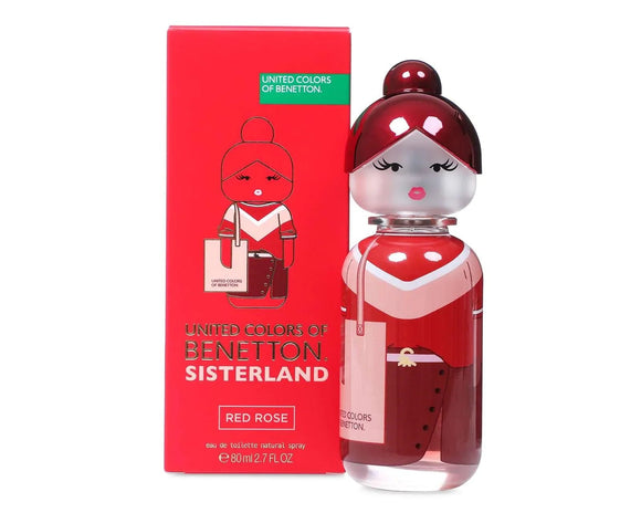 Perfume Sisterland Red Rose Benetton - 80ml - Mujer - Eau De Toilette - Perfumes Bogotá