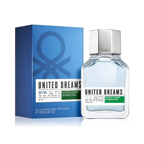 Perfume United Dreams Go Far Benetton - 100ml - Hombre - Eau De Toilette - Perfumes Bogotá