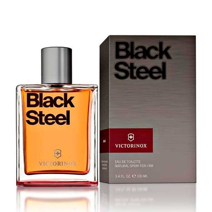 Perfume Victorinox Swiss Army Black Steel Eau de Toilette 100ml Hombre - Perfumes Bogotá
